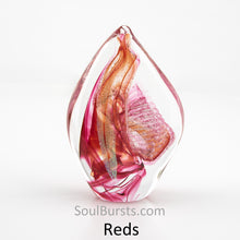 Load image into Gallery viewer, Cremation Ashes in Glass - Red Spirit Sail