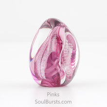 Load image into Gallery viewer, Glass Cremation Keepsakes - Pink Soul Dance