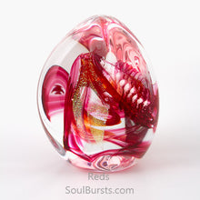 Load image into Gallery viewer, Glass Cremation Keepsakes - Red Soul Dance