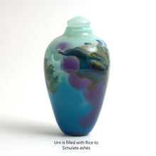 Load image into Gallery viewer, Mysterious Ocean Urn for Ashes - Blues
