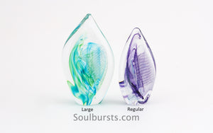 Cremation Ashes in Glass - Large and Regular