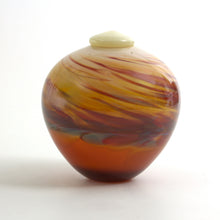 Load image into Gallery viewer, Sunrise Urn for ashes - Reds and Golds