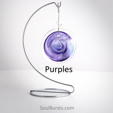 Load image into Gallery viewer, Cremation Suncatcher - Purple