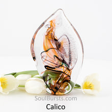 Load image into Gallery viewer, Cremation Ashes in Glass - Calico Spirit Sail