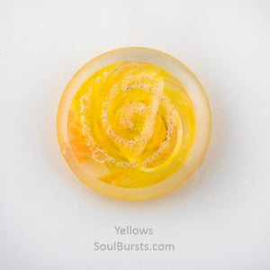 Cremation Stones for Ashes - Forever Touchstones - Orange