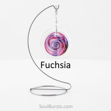 Load image into Gallery viewer, Cremation Suncatcher - Fuchsia