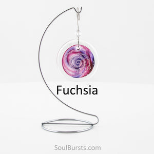 Cremation Suncatcher - Fuchsia