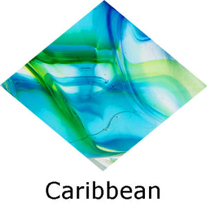 Blown Glass with Ashes - Caribbean