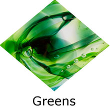 Load image into Gallery viewer, Blown Glass with Ashes - Green